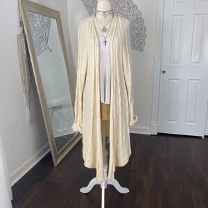 Bloomingdale’s 100% Wool Oversized Boho Duster Cardigan 2X